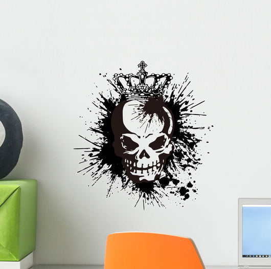Crowned Skull Royal Wall Decal