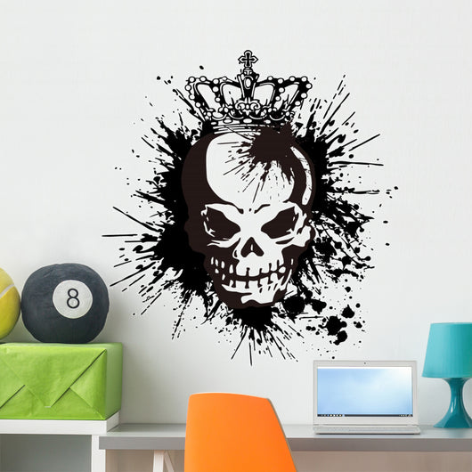 Crowned Skull Royal Wall Decal