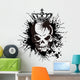 Crowned Skull Royal Wall Decal