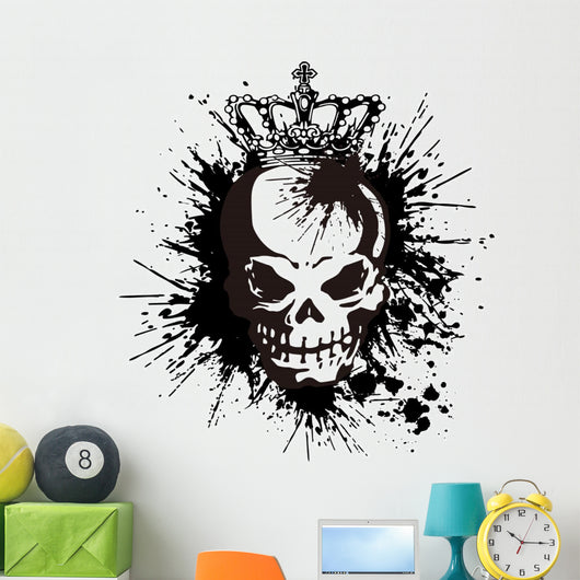 Crowned Skull Royal Wall Decal