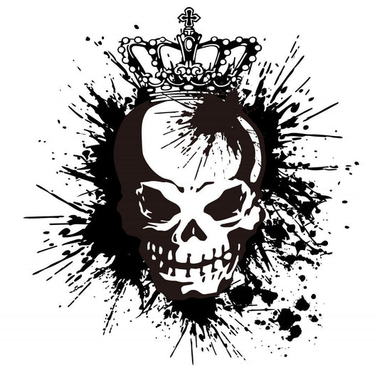 Crowned Skull Royal Wall Decal