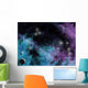 Space Scene with Planets Wall Decal