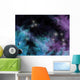 Space Scene with Planets Wall Decal