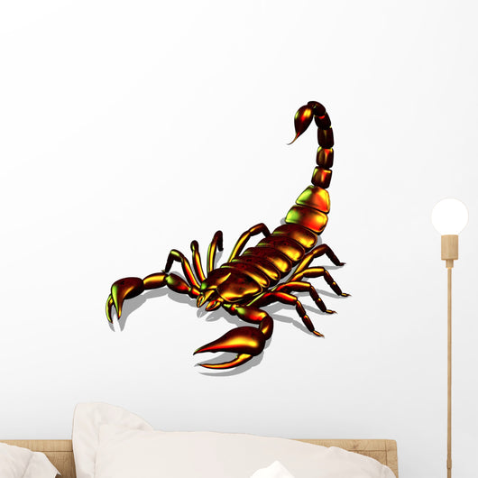 metallic scorpion Wall Decal