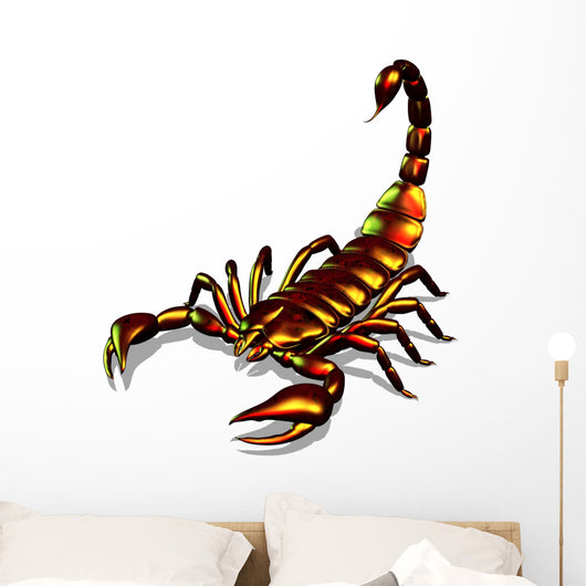 metallic scorpion Wall Decal