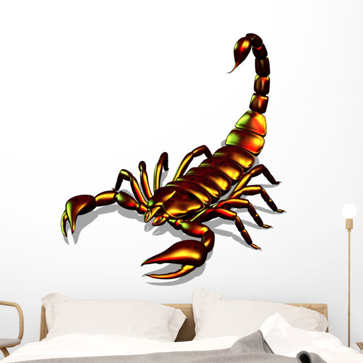 metallic scorpion Wall Decal