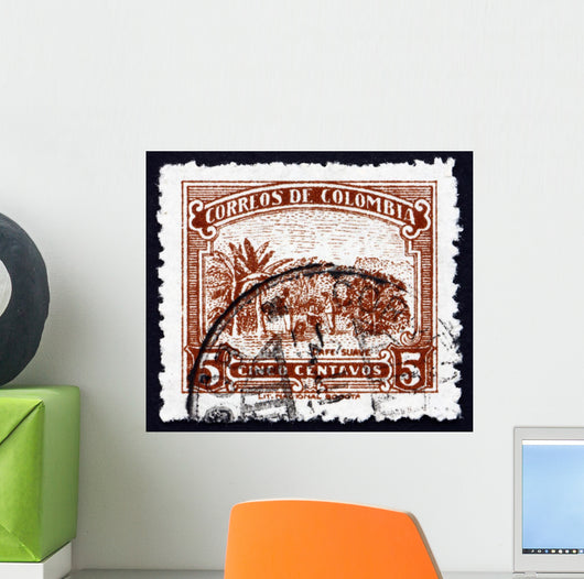 Postage stamp Colombia 1932 Coffee Cultivation, Plantation 