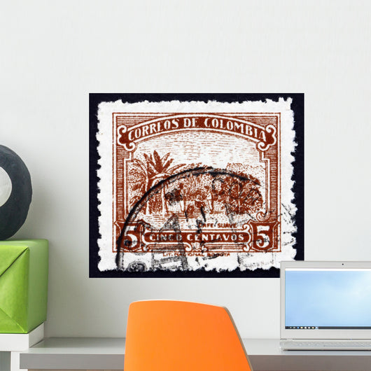 Postage stamp Colombia 1932 Coffee Cultivation, Plantation 