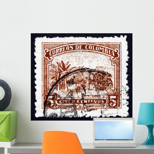 Postage stamp Colombia 1932 Coffee Cultivation, Plantation 