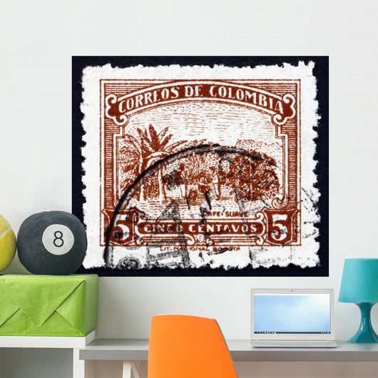 Postage stamp Colombia 1932 Coffee Cultivation, Plantation 