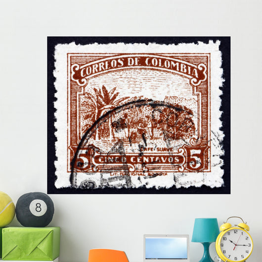 Postage stamp Colombia 1932 Coffee Cultivation, Plantation 