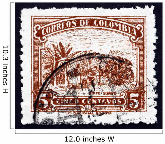 Postage stamp Colombia 1932 Coffee Cultivation, Plantation 