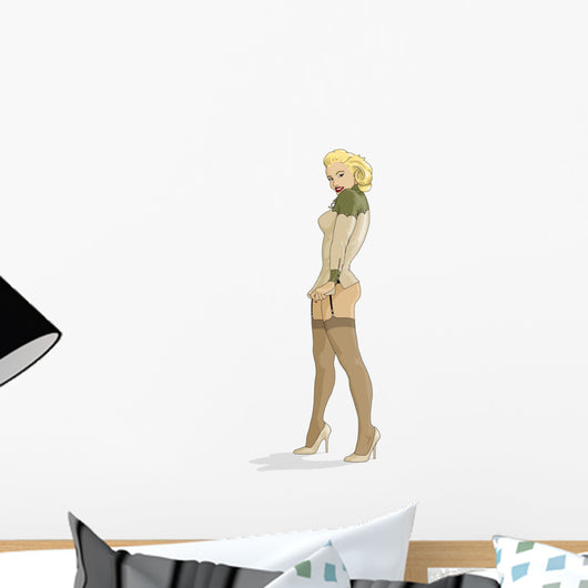 pin_up_profilo Wall Decal
