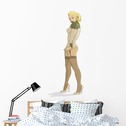 pin_up_profilo Wall Decal