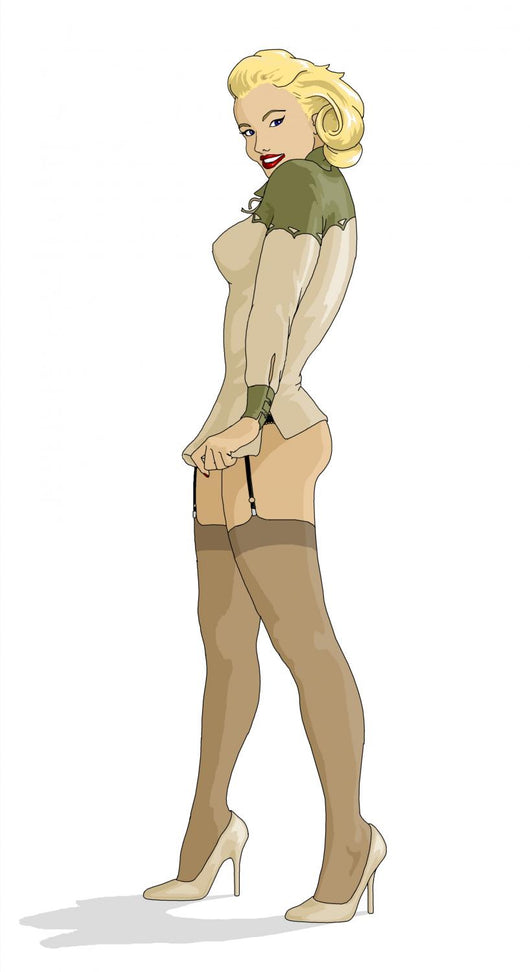 pin_up_profilo Wall Decal