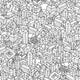 City Seamless Pattern Wall Decal