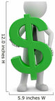 Males with dollar symbol 