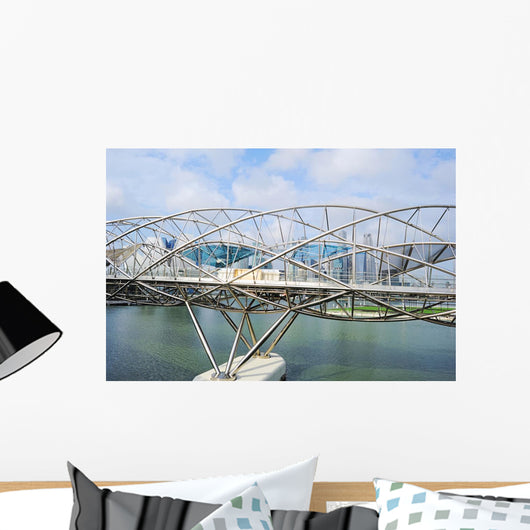 Helix Bridge Singapore Wall Decal Design 2