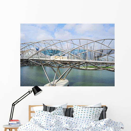 Helix Bridge Singapore Wall Decal Design 2