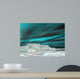 Northern lights (aurora borealis)  - 3D render 