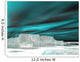 Northern lights (aurora borealis)  - 3D render 