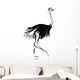 Ostrich sketch black for your design Wall Decal