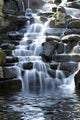 Scenic Waterfall with White Wall Decal