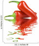 Two Red Hot Chili Peppers Wall Decal