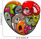Abstract Heart Wall Decal