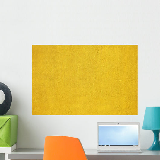 yellow stucco wall 