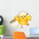Chick Leaving Cracked Egg Wall Decal