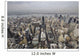 New York City Manhattan skyline aerial view Wall Mural