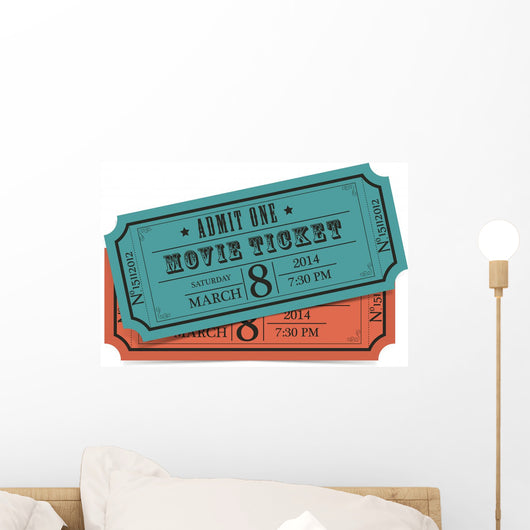 Retro Movie Vector Tickets 