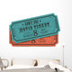 Retro Movie Vector Tickets 
