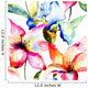 Seamless Wallpaper with Lily Wall Decal Design 1