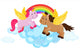 Rainbow Unicorn Wall Decal