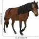 Brown Horse White Wall Decal