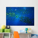 scenic view of the deep water creatures in aquariu Wall Mural