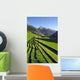 Fence Alpine Meadow Portrait Wall Decal