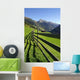 Fence Alpine Meadow Portrait Wall Decal