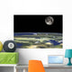 Space Travel- Full Moon Wall Decal