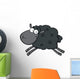 Black Sheep Cartoon Mascot Wall Decal