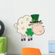 Irish Stpatricks Day Sheep Wall Decal