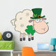 Irish Stpatricks Day Sheep Wall Decal