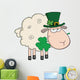 Irish Stpatricks Day Sheep Wall Decal