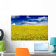 Yellow and Blue Wall Decal
