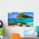 Beautiful Paradise Tropical Island Wall Decal