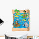 Treasure map topic image 2 Wall Decal