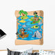 Treasure map topic image 2 Wall Decal