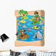 Treasure map topic image 2 Wall Decal